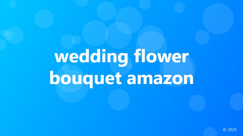 wedding flower bouquet amazon
