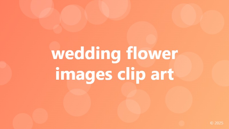 wedding flower images clip art