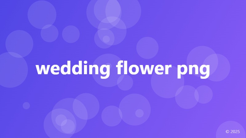 wedding flower png
