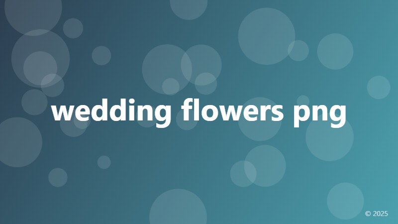 wedding flowers png